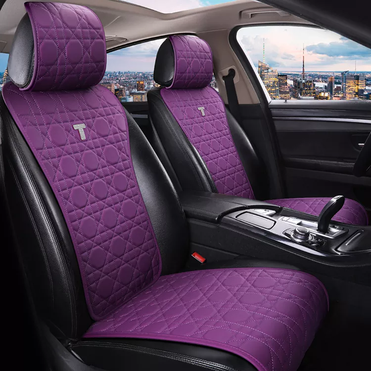Fashion Universal Leather Car Seat Covers with Rhinestones