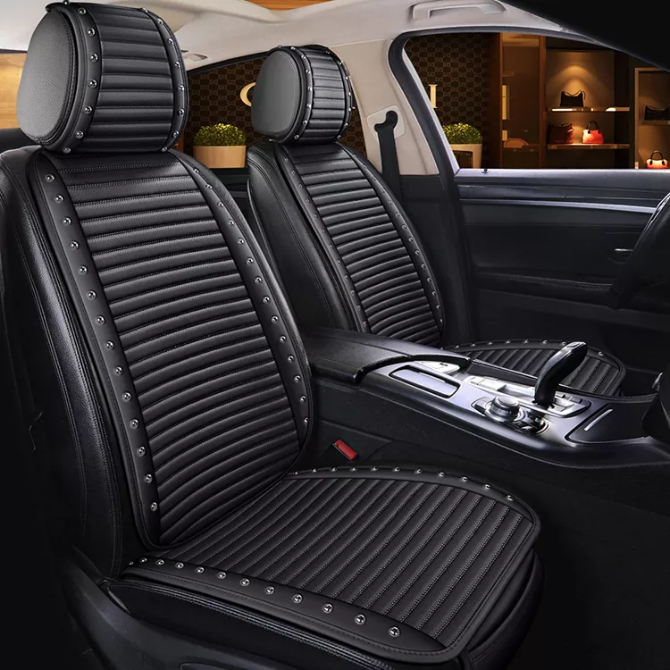 Fashion Universal Leather Seat Covers Full Set with Rivet
