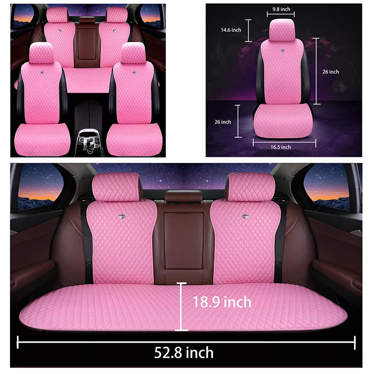 Leather Universal Seat Covers with Crown