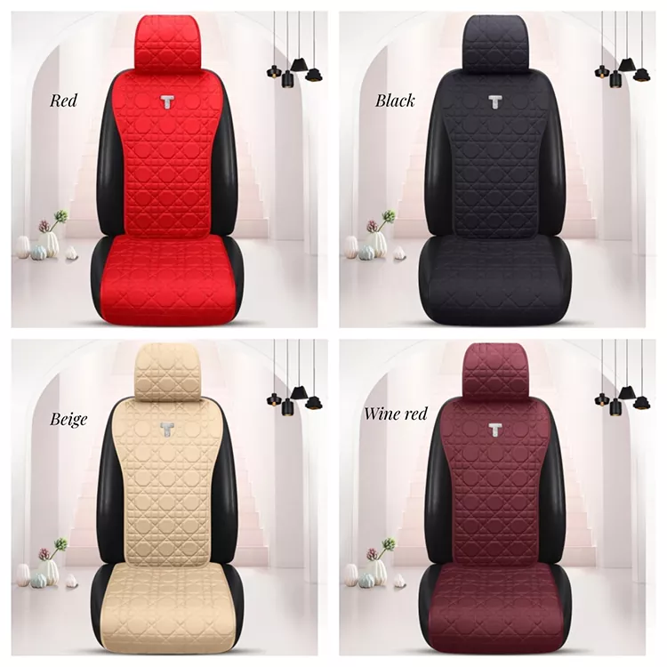 Fashion Universal Leather Car Seat Covers with Rhinestones