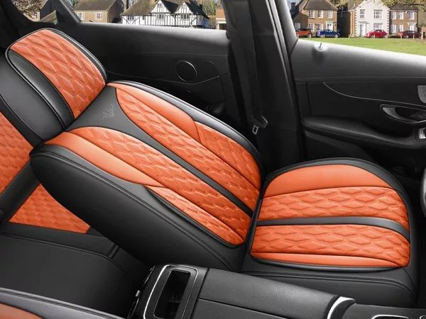 Leather Universal Auto Seat Cushion Covers Full Set