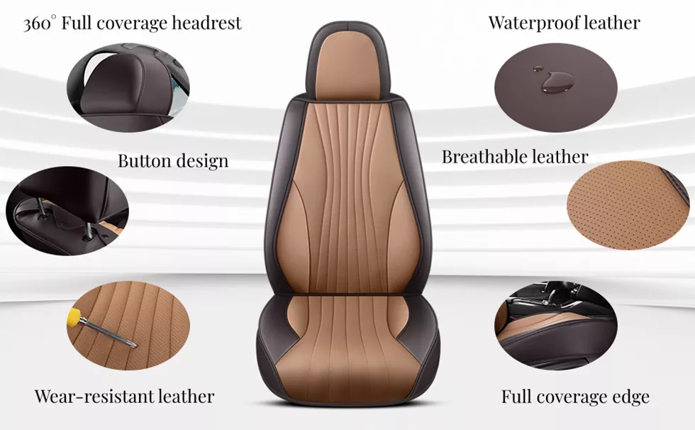 Leather Universal Automotive Seat Covers
