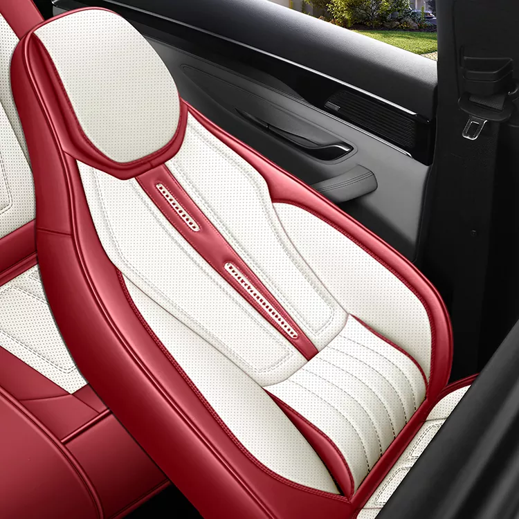 Universal Integrated Car Seat Covers with Lumbar Support