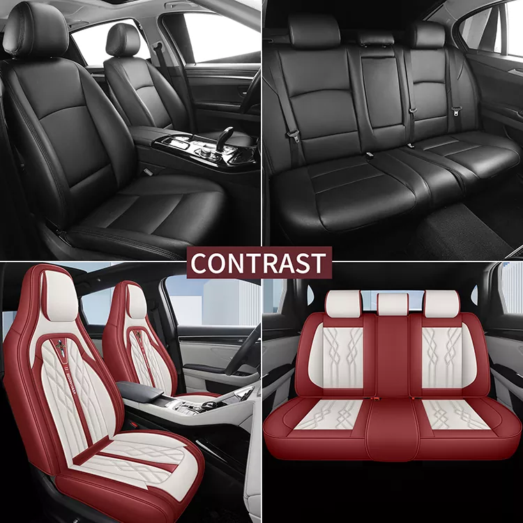 Universal Auto Seat Covers with 3D Head Support