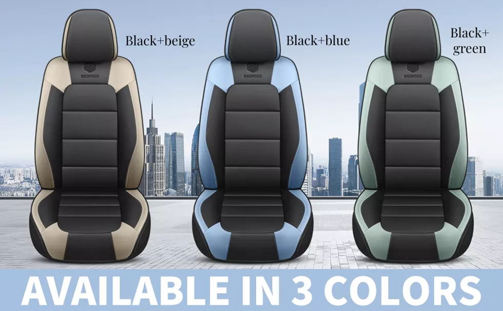Waterproof Universal Leather Car Seat Covers Full Set