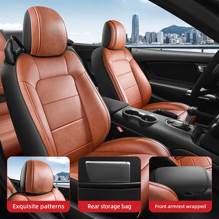 Custom Fit Ford Mustang Convertible Seat Covers Front Seats