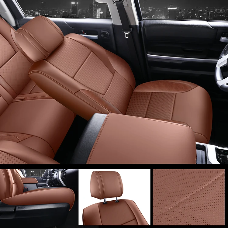 Customized Fit Toyota Tundra CrewMax Front Seat Covers