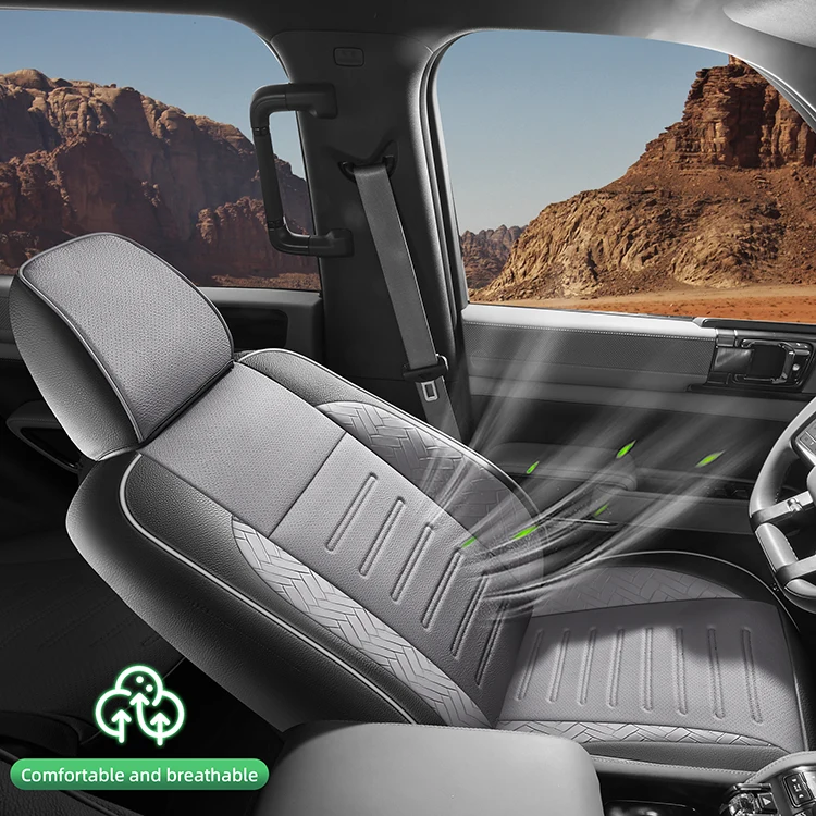 Toyota Tacoma Custom Fit Seat Cover Front and Rear Interior