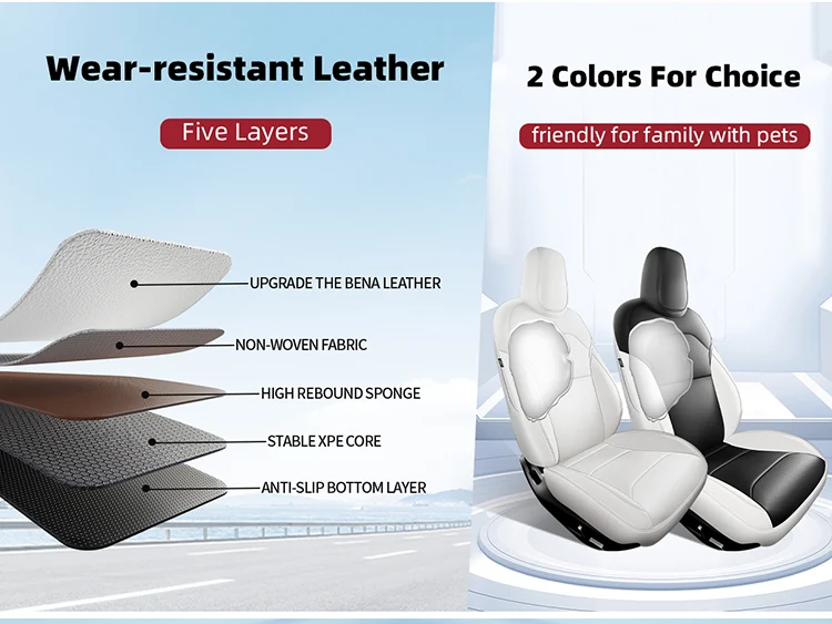 Custom Fit for Tesla Model 3 Seat Cover