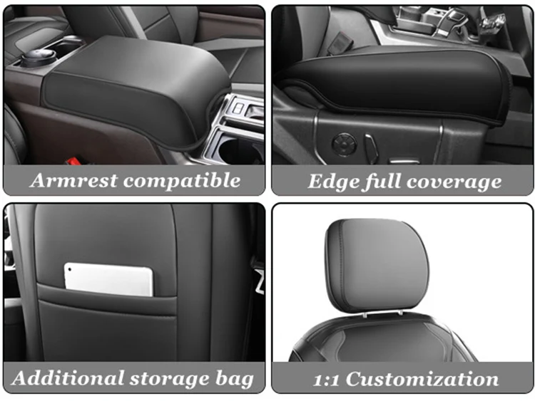 Ford F150 Raptor custom seat cover front and rear configuration