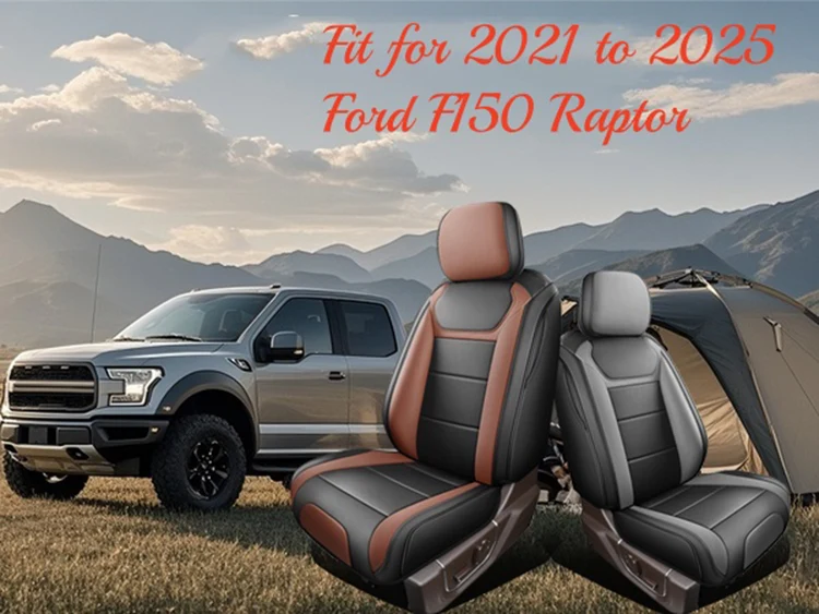 Ford F150 Raptor seat cover color and stitching options