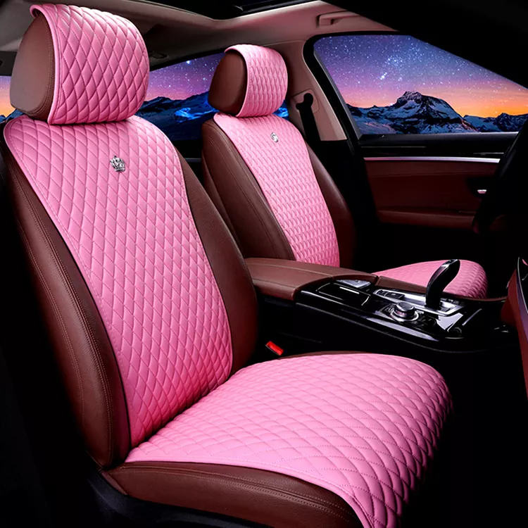Leather Universal Seat Covers with Crown